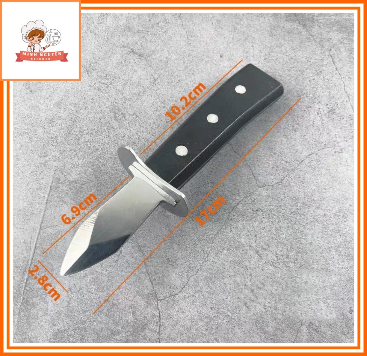 Dao Ăn Hàu , Tách Hàu Thép Không Gỉ