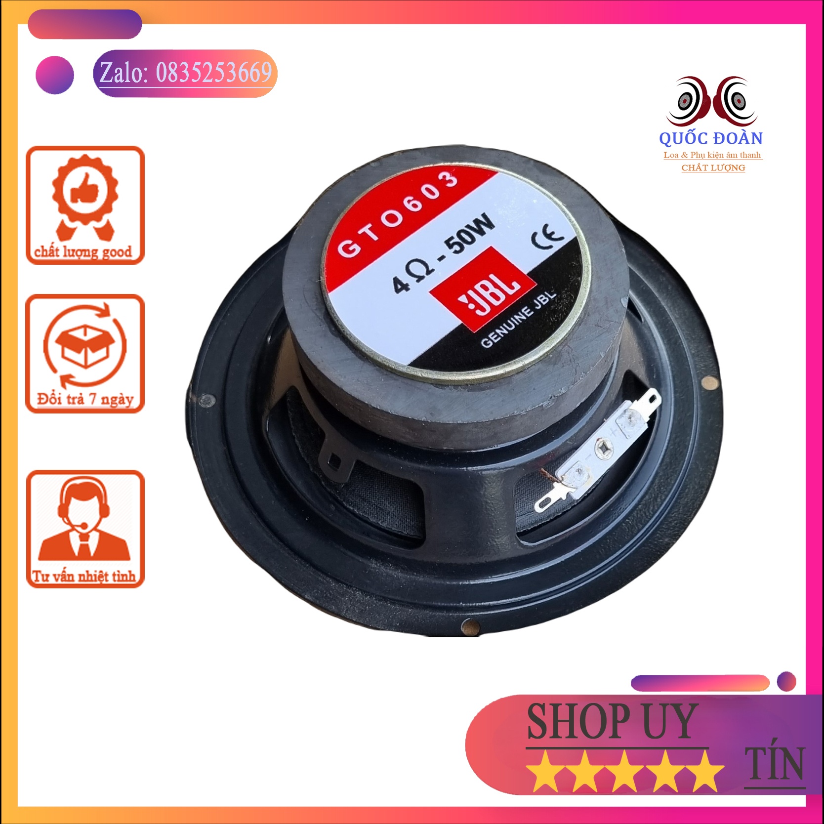 Bass loa JBL 12cm từ 8cm coil 1.9cm(1 chiếc)