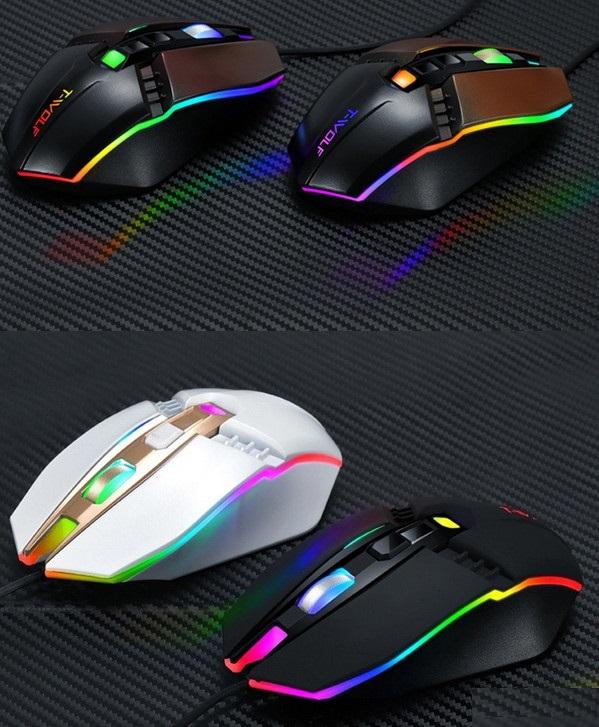 [HCM]Chuột T-Wolf V8 LED USB