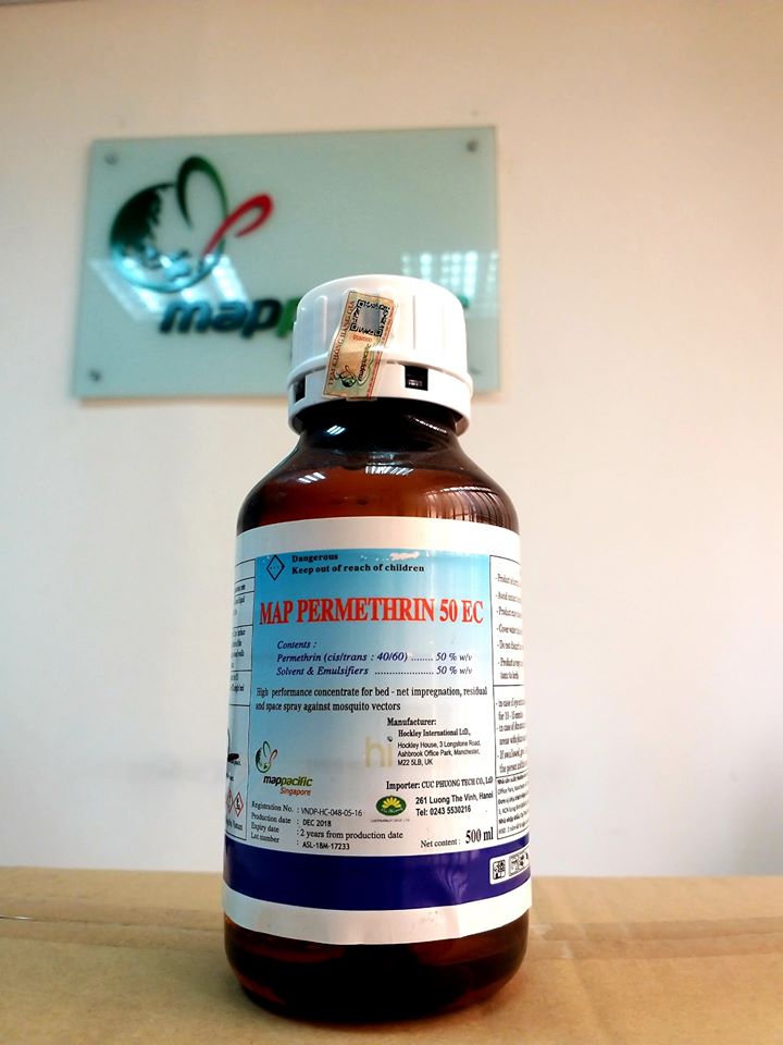 [Hoàn Tiền 10%] Thuốc diệt muỗi map Permethrin 50ec 500ml thuốc diệt muỗi nhập khẩu Map pacific diệt muỗi kiến gián hiệu quả thuốc xịt muỗi y tế