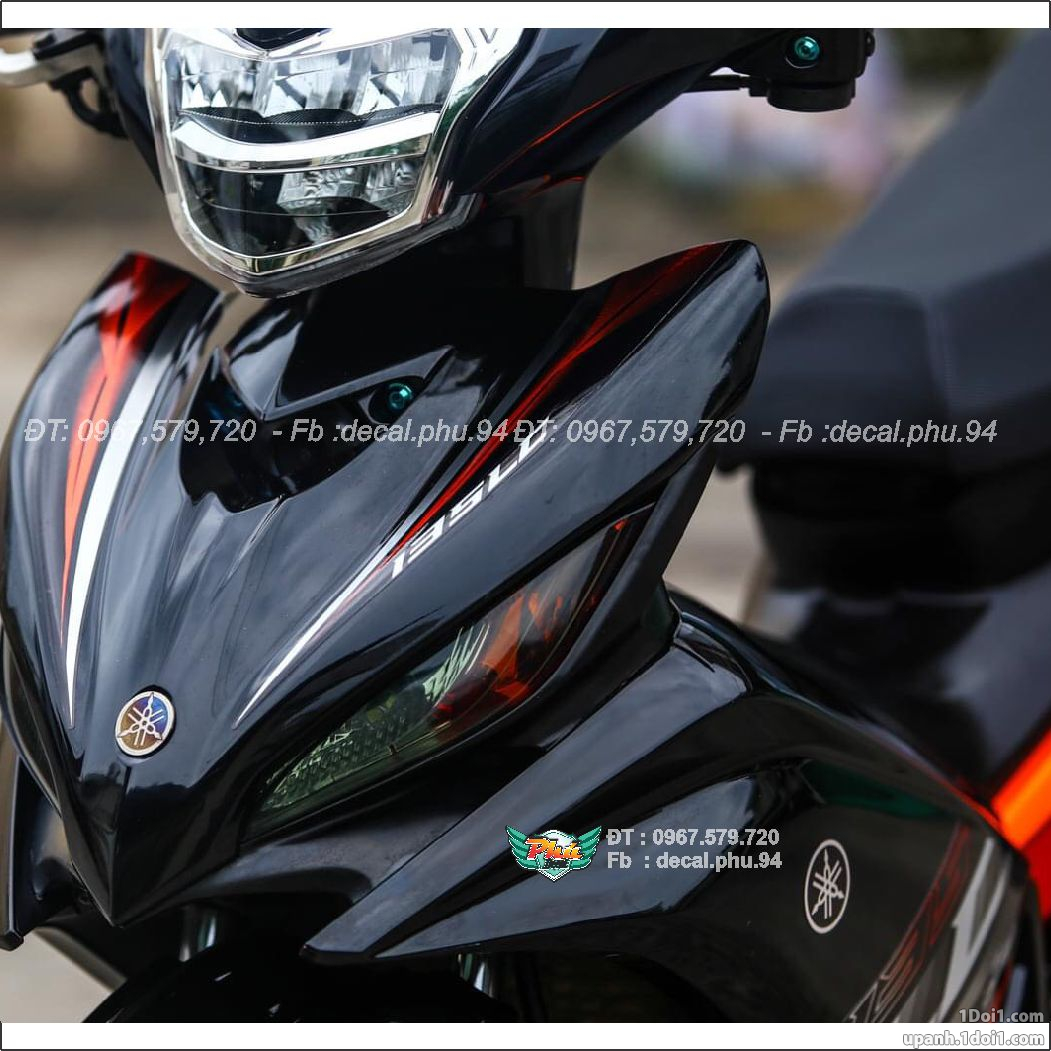 Tem rời Exciter 135 Lc cam đen 2021 (C)