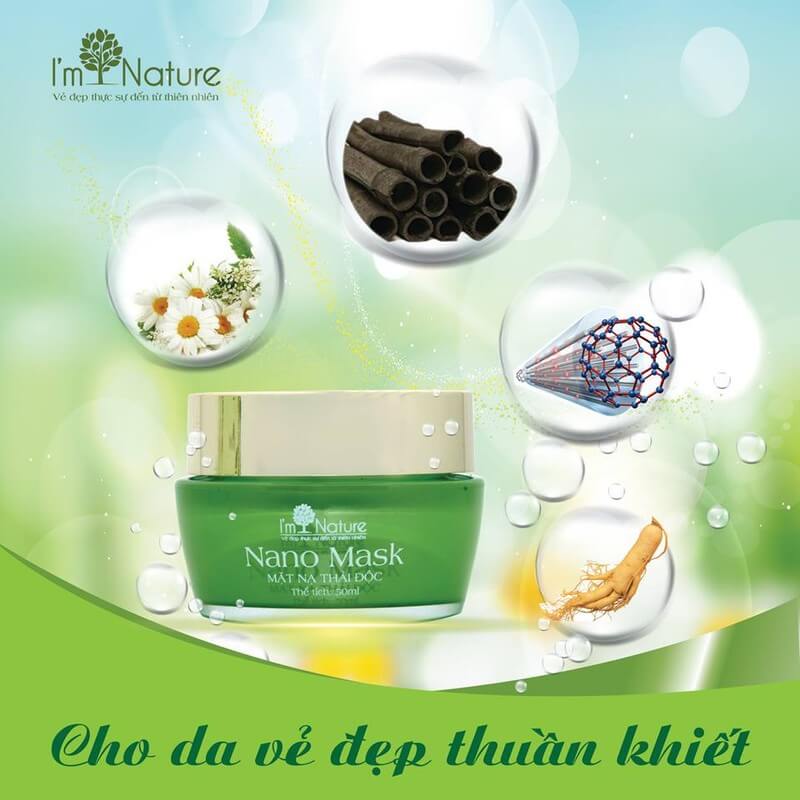 Mặt nạ thải độc Nano Mask I’m Nature