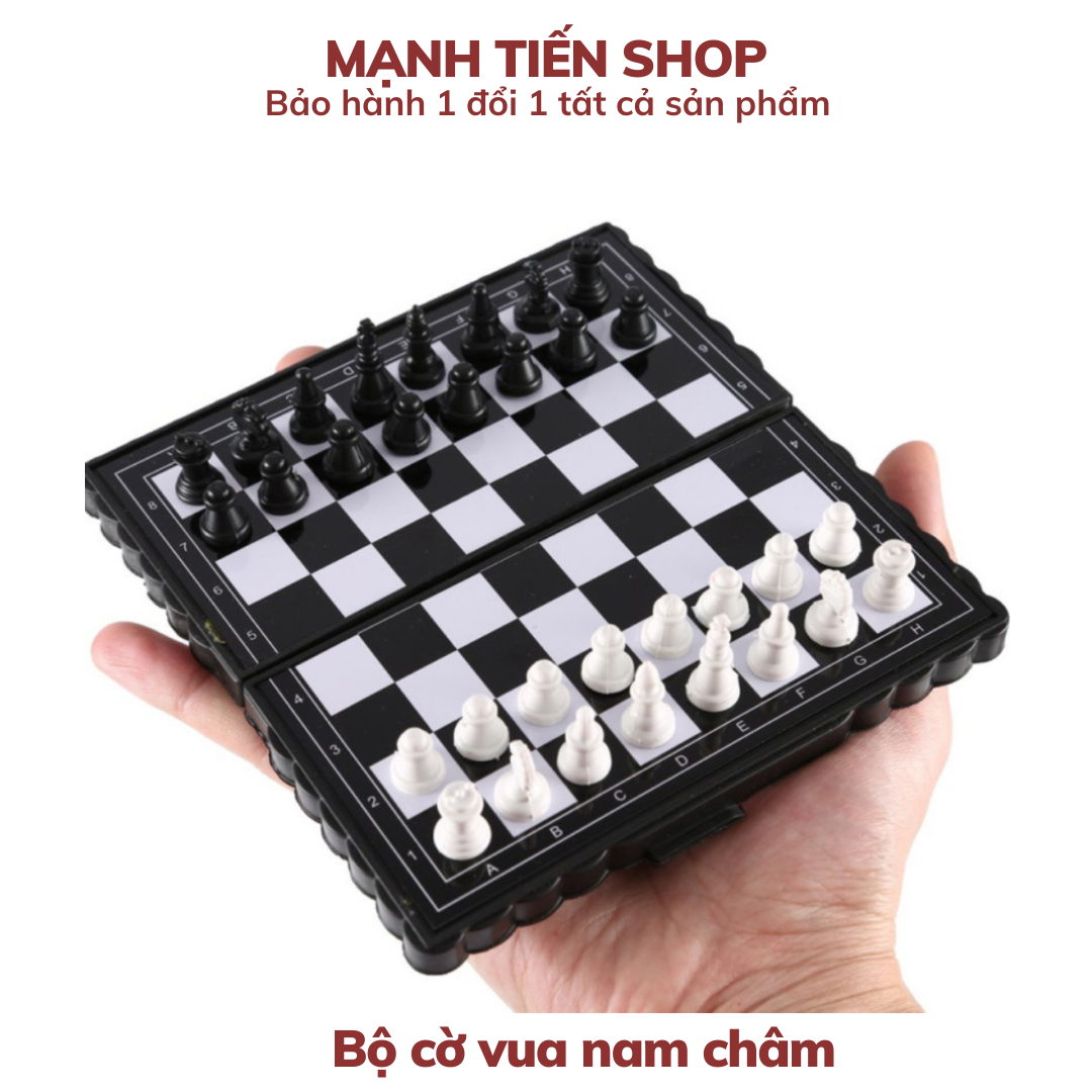 Bộ cờ vua nam châm mini gấp gọn