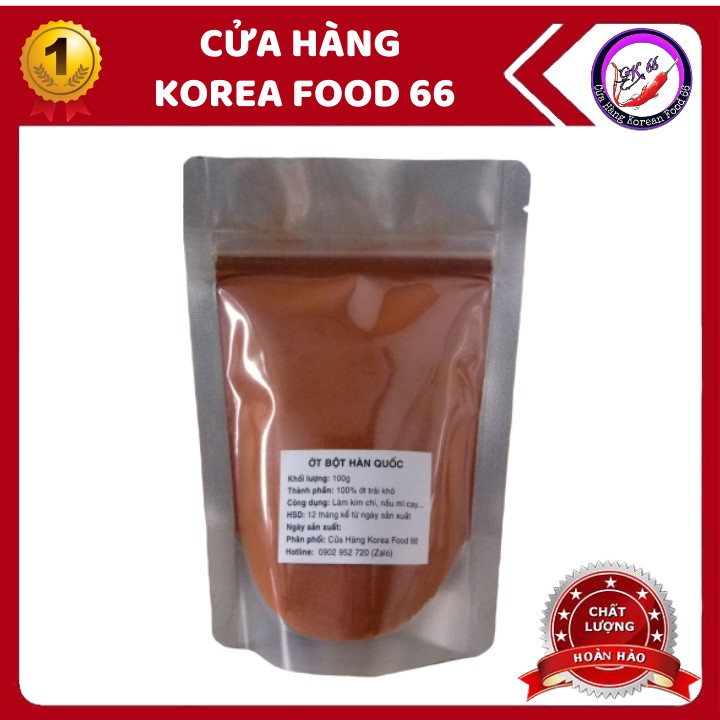 100g ớt bột mịn hàn quốc