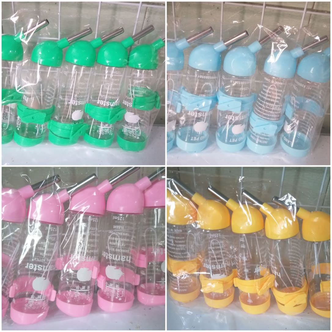 Bình bi đựng nước cho Hamster, vẹt, thỏ...(125ml, 250ml, 500ml)