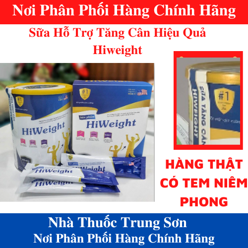 Sữa hiweight chính hãng - sữa tăng cân hoa kỳ - hộp giấy 300gr- trung sơn 1