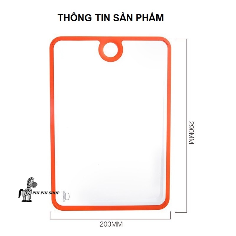 Thớt nhựa kháng khuẩn Lock&Lock Halter size S CSC504