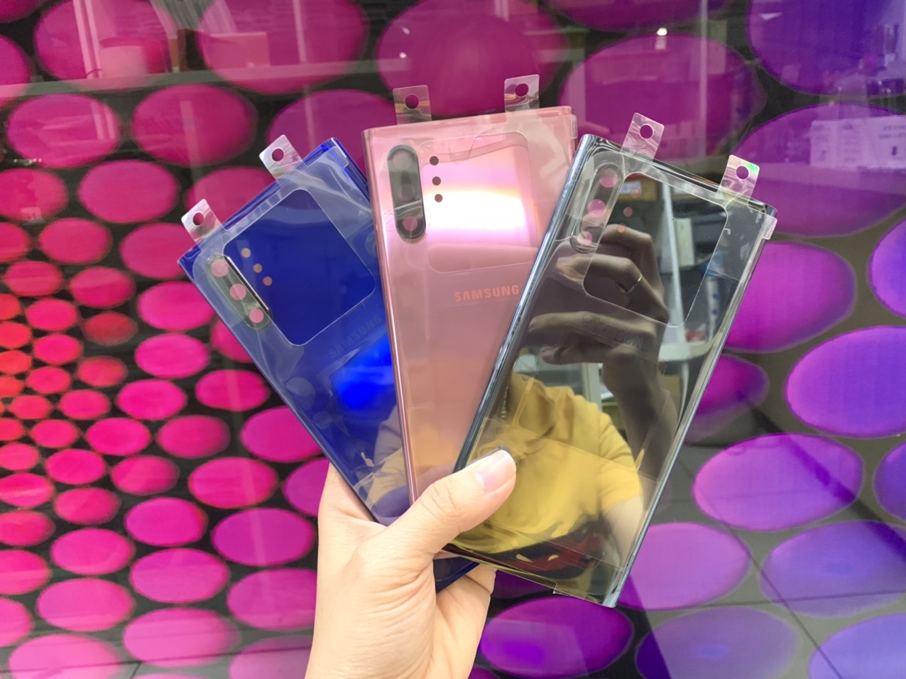 NẮP LƯNG ĐIỆN THOẠI SAMSUNG NOTE 10 PLUS ZIN