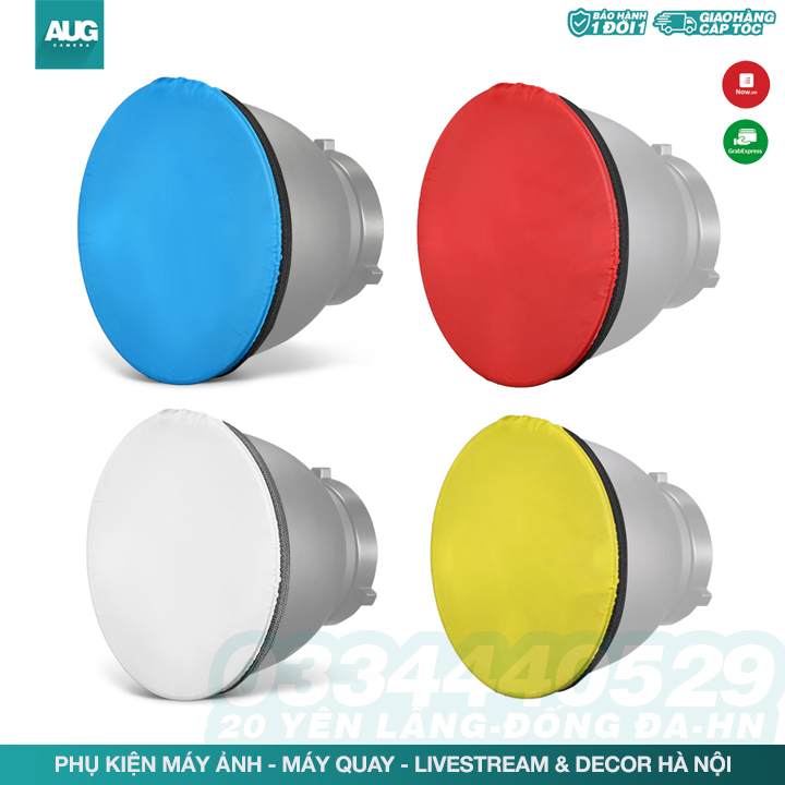 Combo Bộ chóa đèn + vải fill màu - AUG Camera