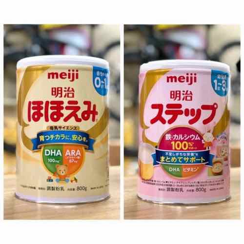Sữa bột meiji nội địa nhật hộp 800g từ 0-1 tuổi