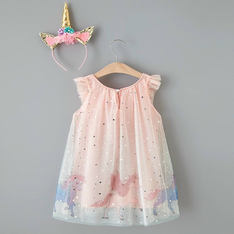Váy ngựa PONY kèm cài tóc cho bé