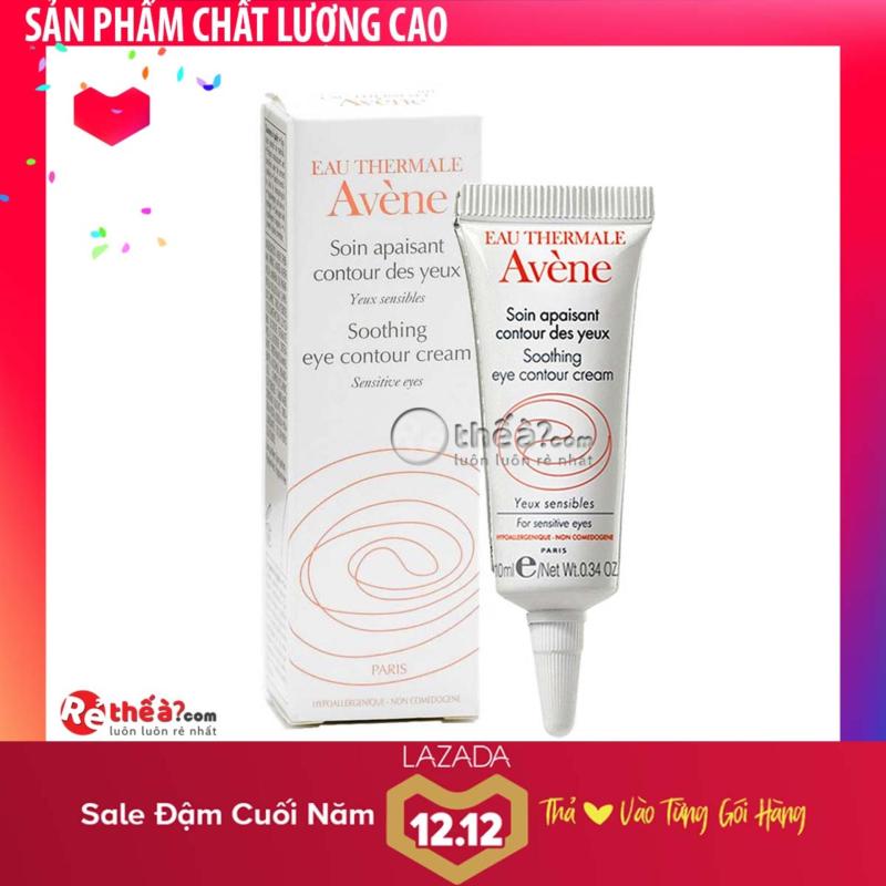 Kem dưỡng da quanh mắt Avène 10ml - Pháp - Chống lão lão hóa, chống ư đọng - Avene Soothing Eye Contour Cream 10ml