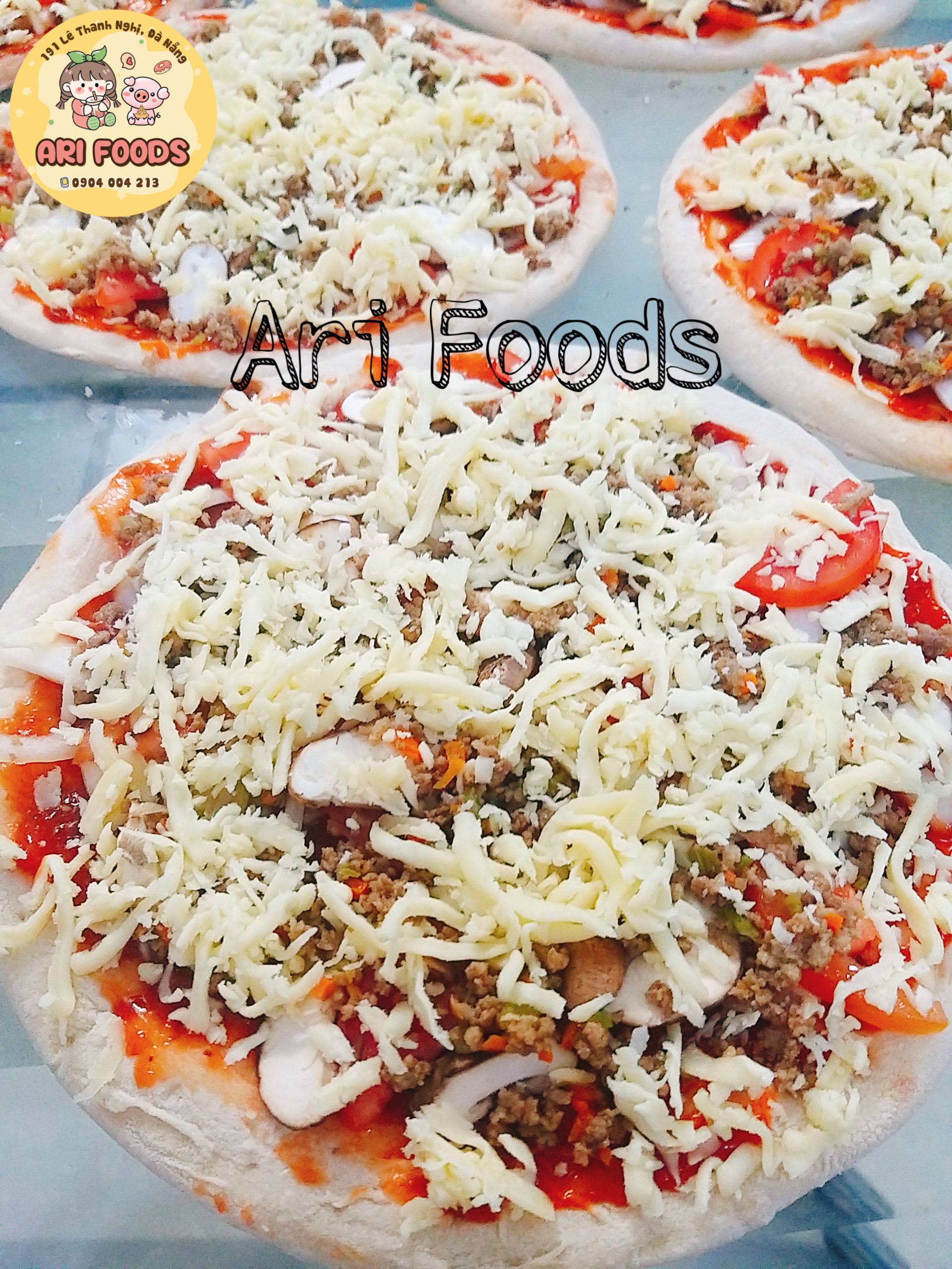 [HÀNG ĐÔNG LẠNH] Combo 5 Đế Bánh Pizza Size 20