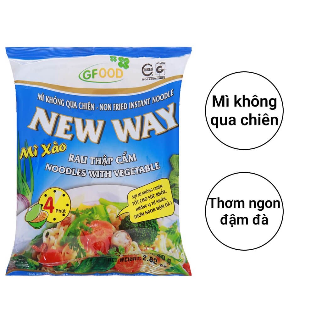 Mỳ xào Chay New Way (30 gói/thùng)