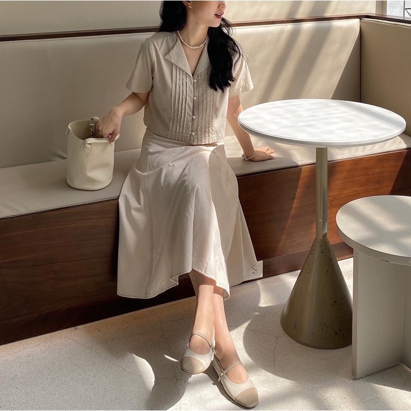 chân váy linen Reci 2 lớp MOD290922