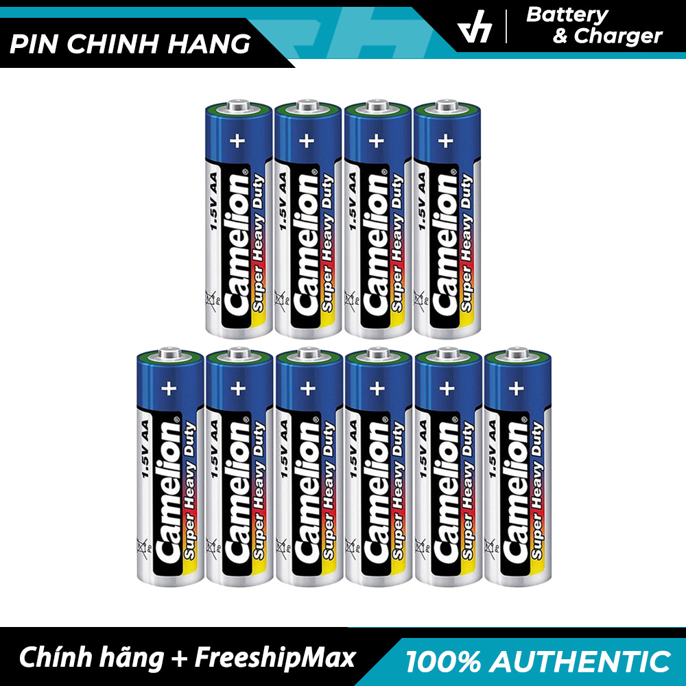 Bộ 10 pin AA Camelion R6P
