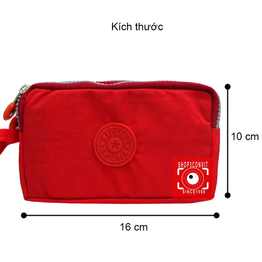 [HCM]Ví cầm tay 3 ngăn KL 16 * 10 cm