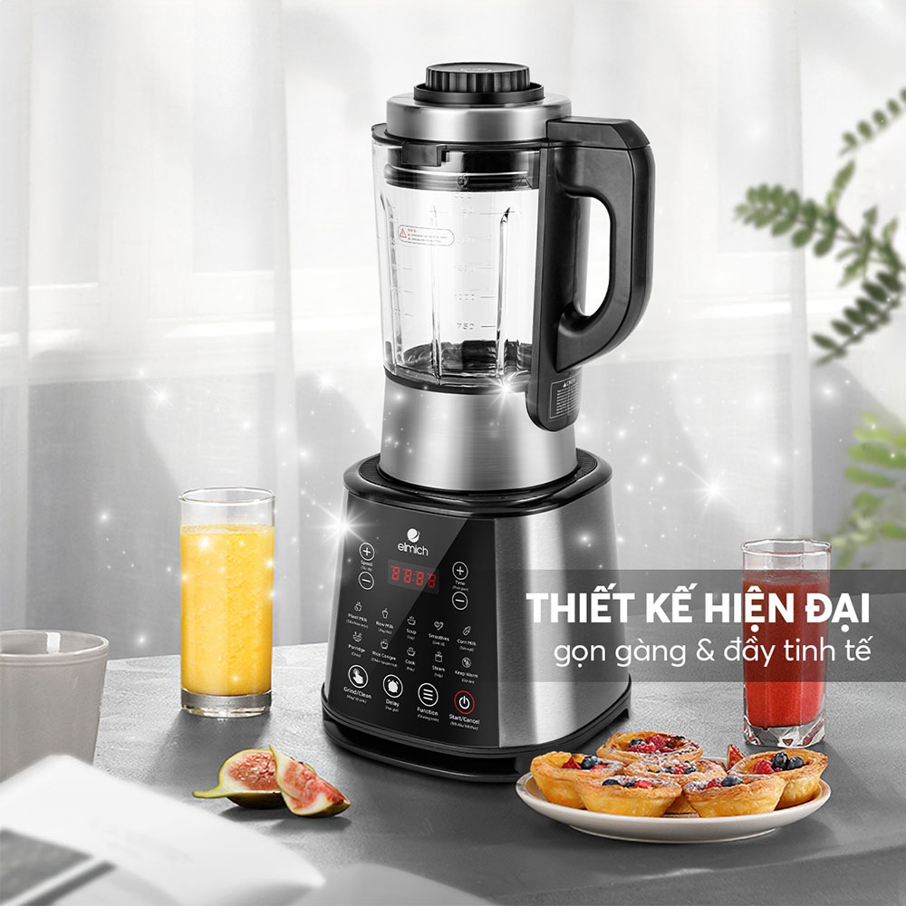 Máy Làm Sữa Hạt EMICH CBE-3902 (Dung Tích Cối 1,75L - Công Suất 1600W - 10 Chức Năng) - Hàng Chính Hãng