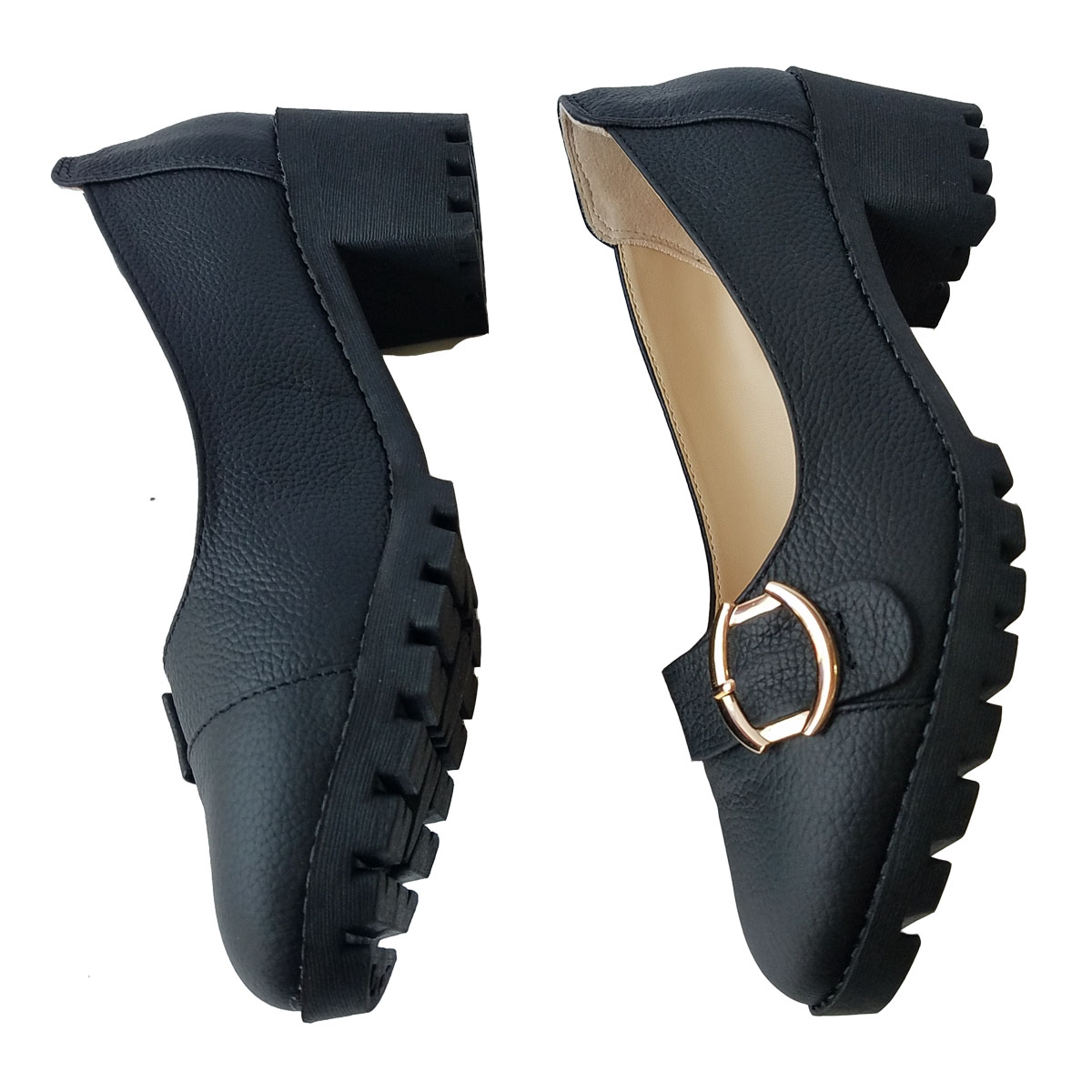 Giày Cao Gót Nữ BIGBEN Da Bò Thật Cao 5 Phân CG130