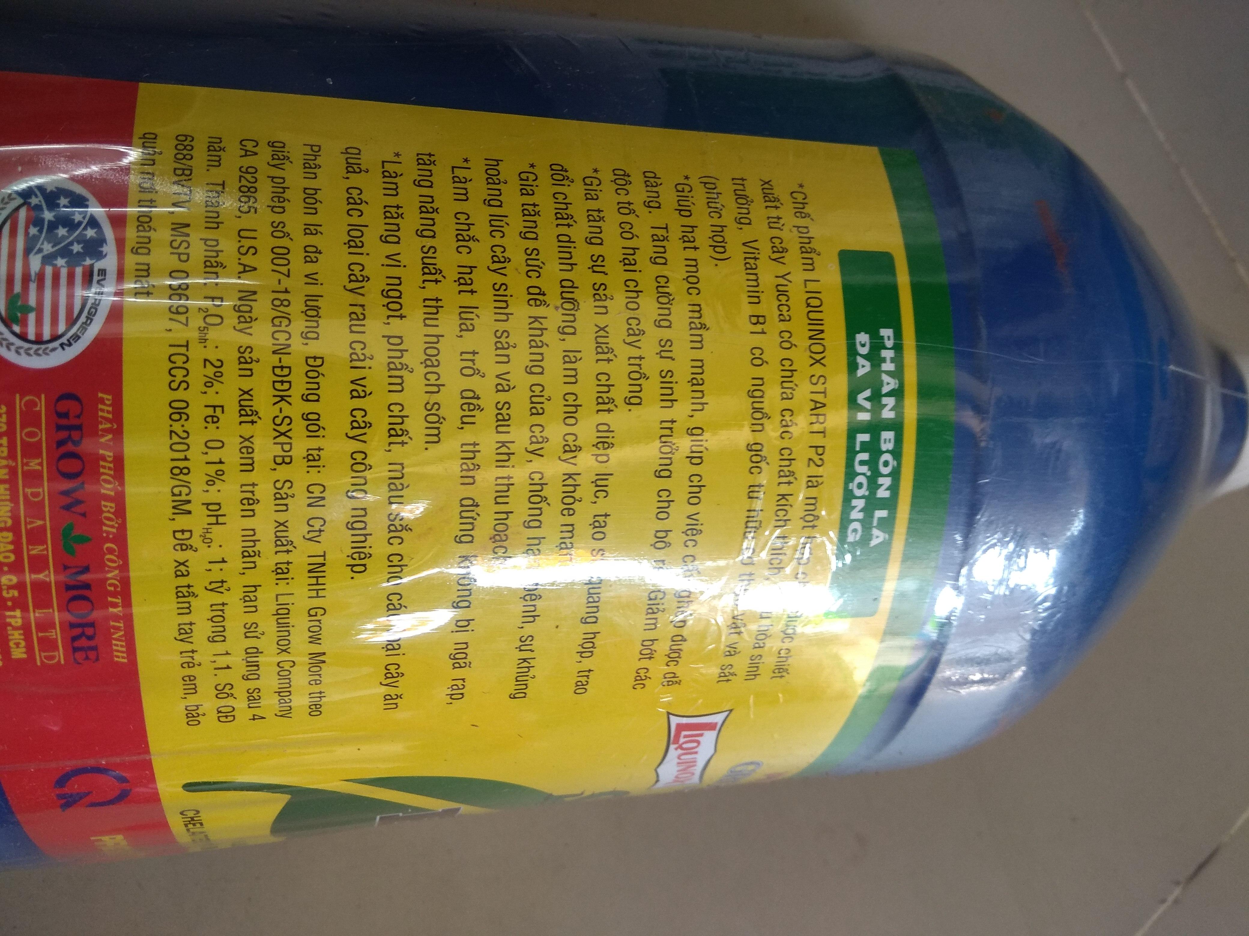 [HCM]Phân bón lá B1 Grow More - 3.8 lít