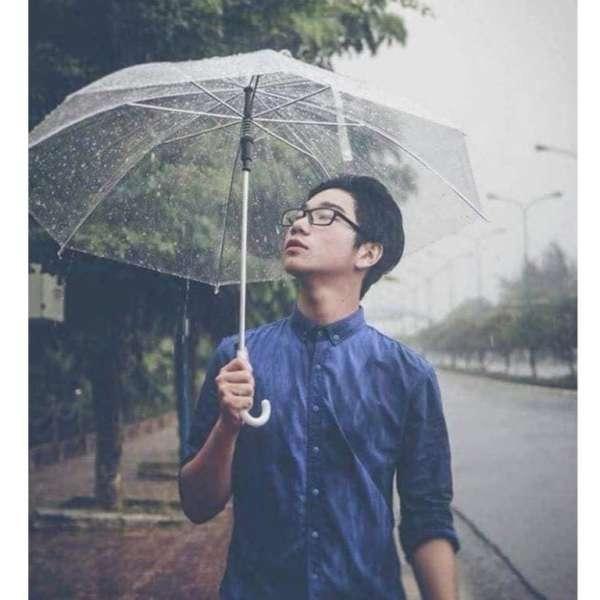 [HCM]Ô Dù đi Mưa Trong Suốt Nhật Bản