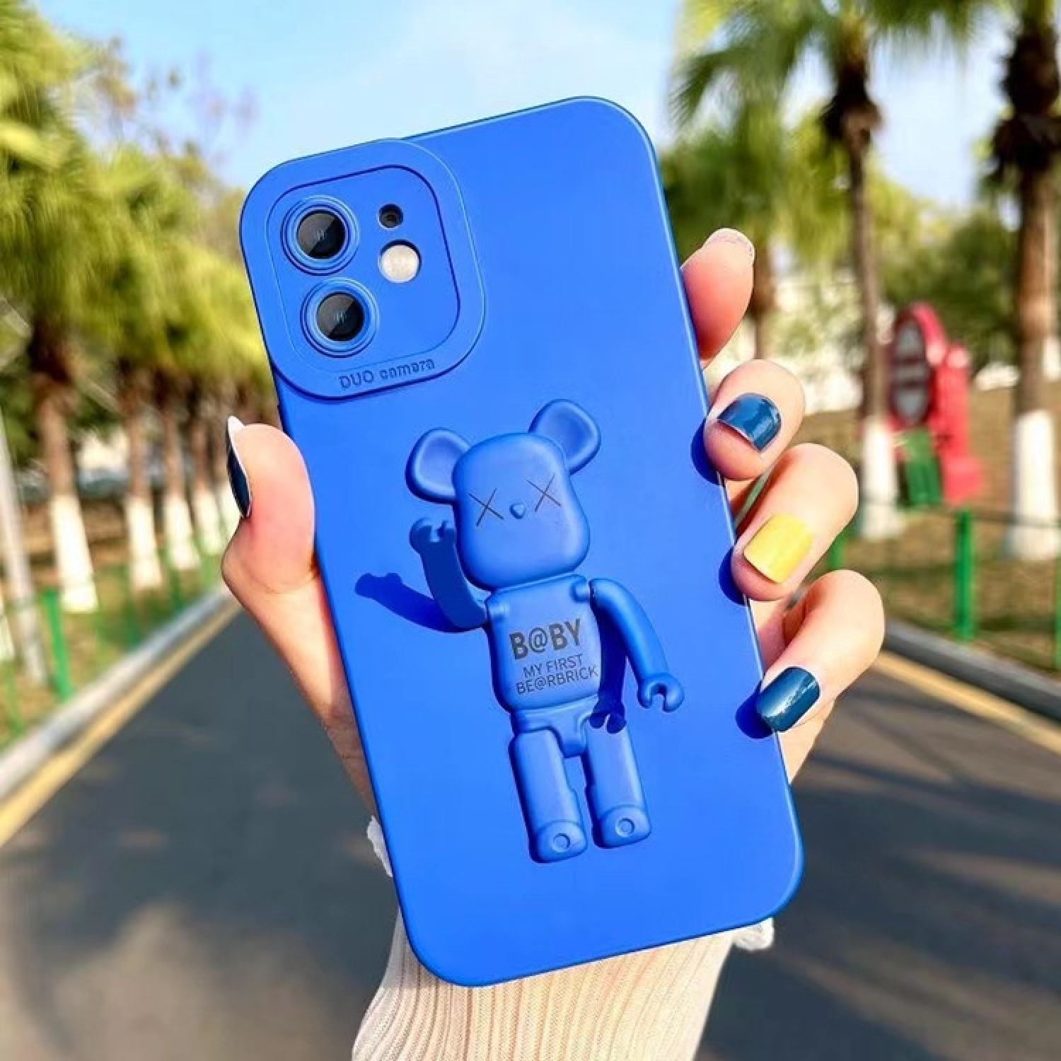 Ốp lưng iρhone chống lưng gấu Kaws 6/6plus/6splus/7/7plus/8/8plus/xs/11/12/13/pro/max/plus/promax-Awifi R5-4