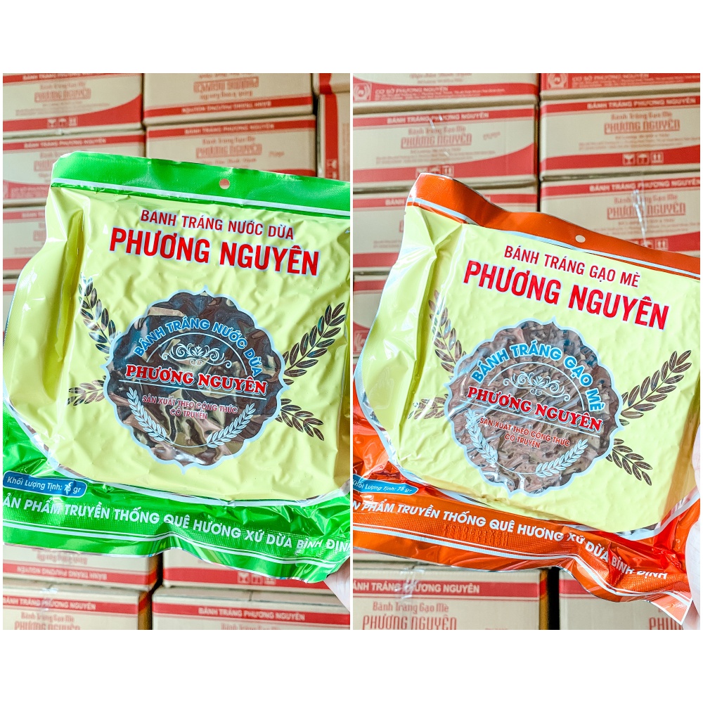 Combo 20 sachets of cooked rice crepes mix 10 coconut packs + 10 sachets of delicious, Fat Crunchy