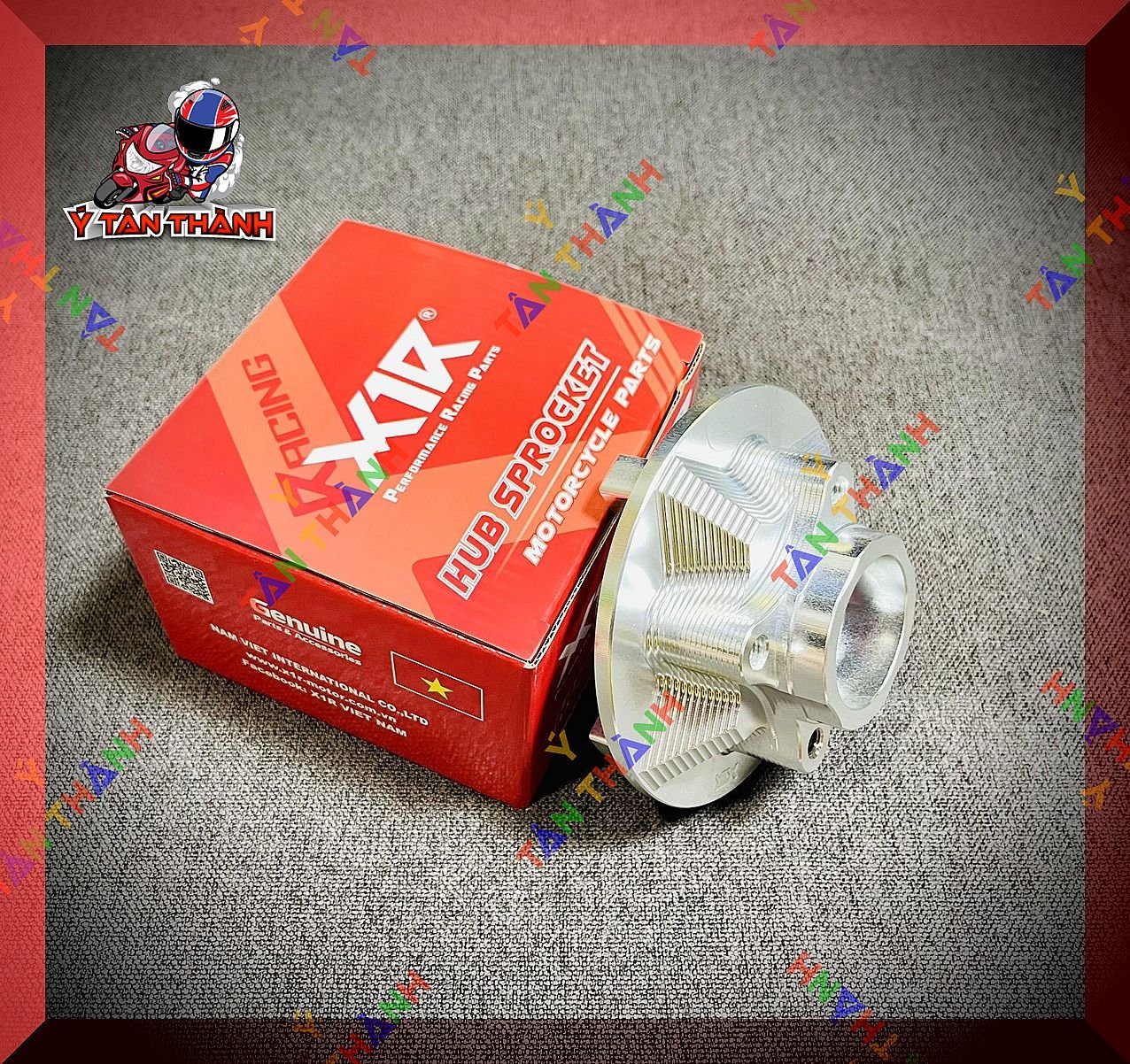 Cùi đĩa nhôm X1R xe wave,dream 100 MS42