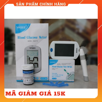 [HCM]Máy đo đường huyết Yasee Đức (Kèm 25 que thử và 25 Kim)
