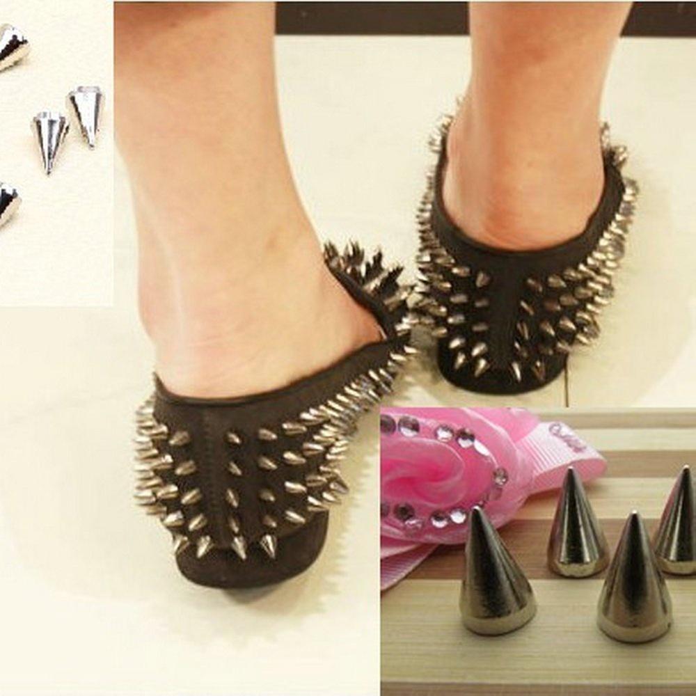 Đinh Tán Bạc Hình Nón, Bộ Dụng Cụ Sửa Chữa Kim Loại Punk Ngầu Thủ Công Tự Làm Đinh Vít Cho Thắt Lưng Áo Khoác Sản Phẩm Trang Trí Thủ Công Và Sửa Chữa Da Fannlady