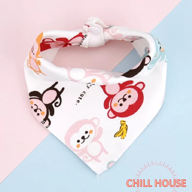 1 Yếm Quàng Cổ Cài Nút Cho Bé - Chillhouse