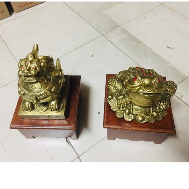 Cặp cóc + tỳ hưu phong thuỷ