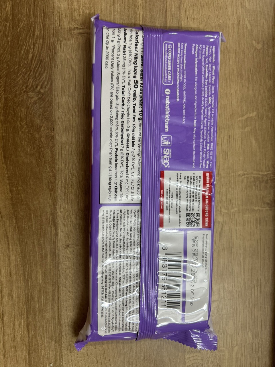 Bánh Xốp nabati 110g Nhiều Vị