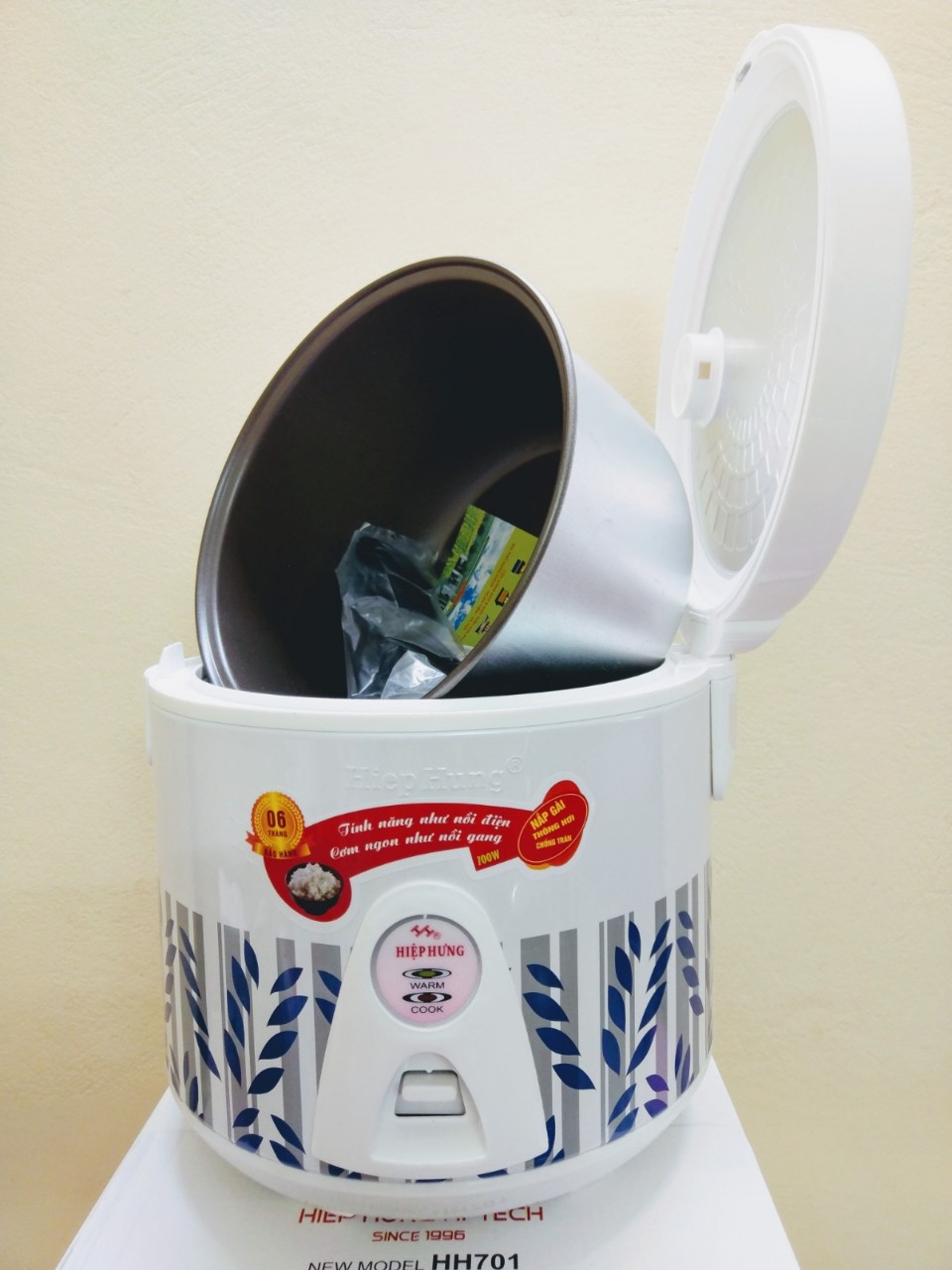 [Bảo hành chính hãng 12 tháng] Nồi cơm điện Hiệp Hưng 1.2 lít - Nồi cơm điện mini