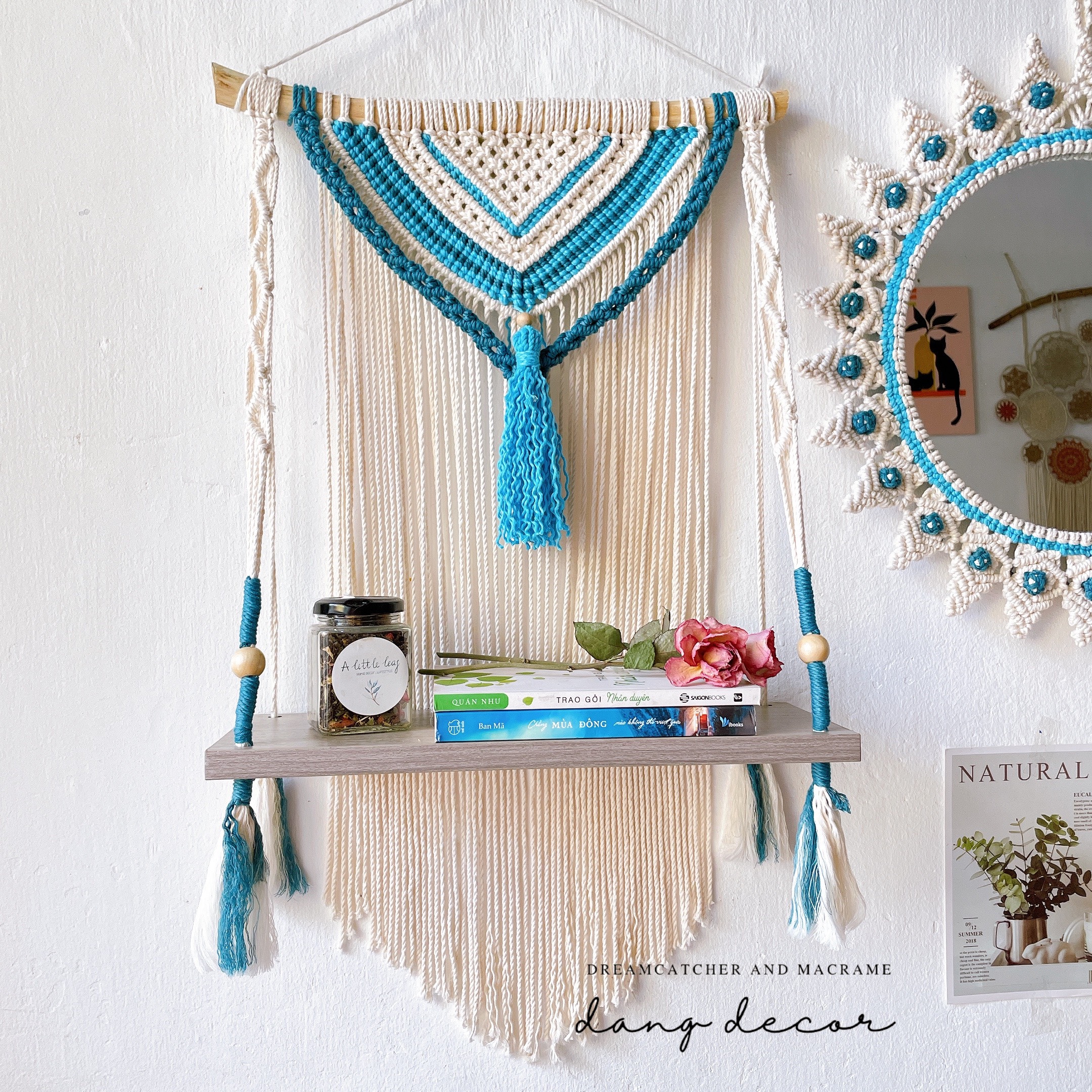 Dang Decor - Set Gương Kệ Treo Tường GK01 (Có Tách Lẻ)