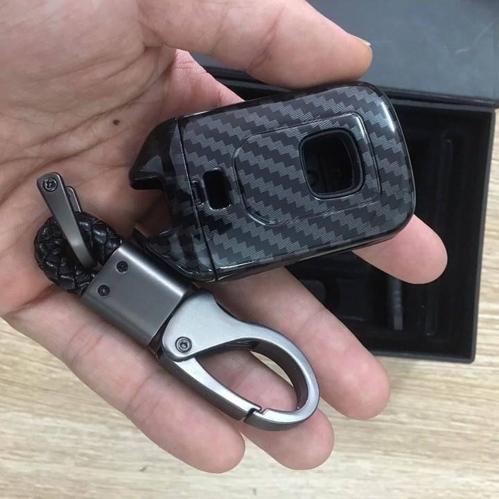 Bao da chìa khóa carbon xe Honda City, CR-V 2018 2019 2020  có kèm móc treo chắc chắn Bảo vệ chìa khóa khỏi va đập, tránh trầy xước, hư hỏng bộ điều khiển, giúp nâng cao tuổi thọ của chìa khóa