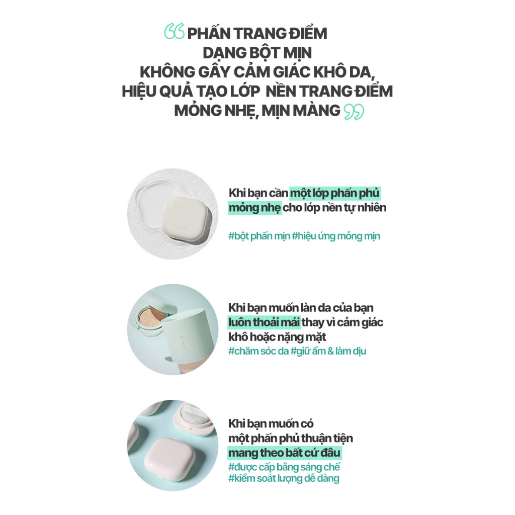 [New] Phấn phủ dạng bột mịn Laneige Neo Essential Blurring Finish Powder 7G