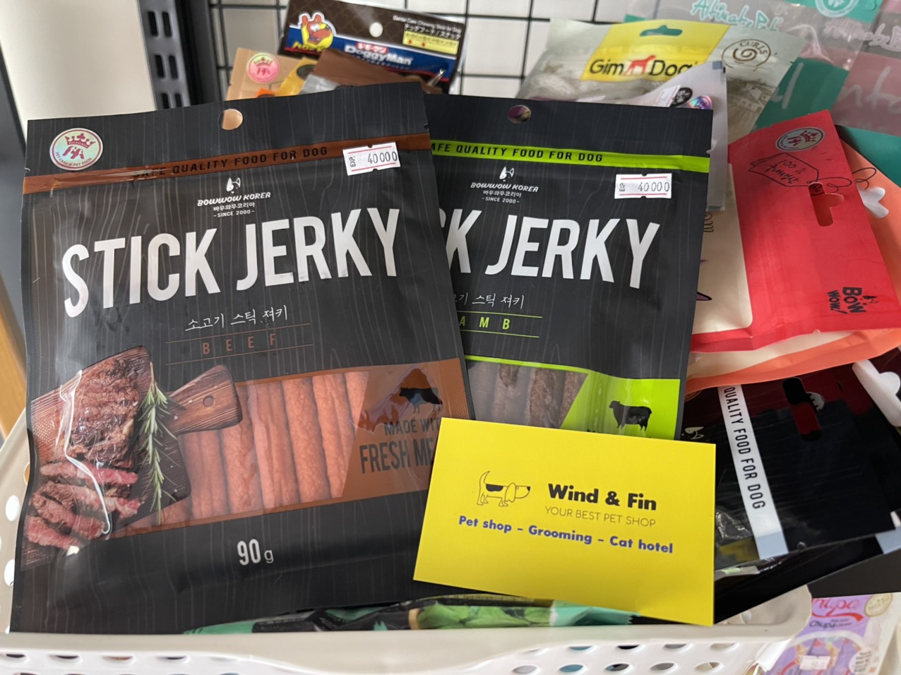 Snack Cho Chó- BOWWOW Stick Jerky vị Bò 90g