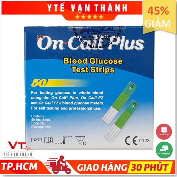✅ Que Thử Đường Huyết: OnCall Plus (On-Call On Call) Hạn sử dụng xa (1-2 năm) - VT0052 - [Y Tế Vạn Thành]