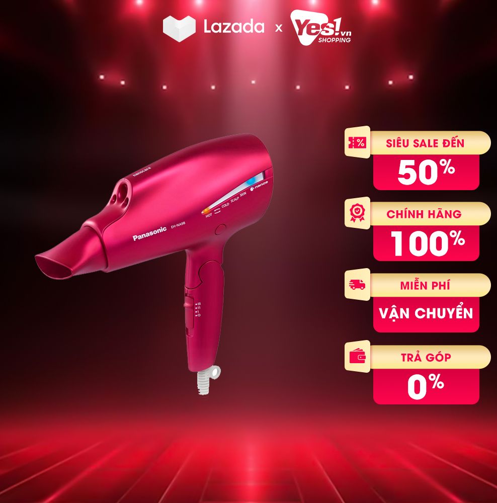 Máy sấy tóc panasonic eh-na98rp645 - bảo hành chính hãng - voucher 10% lên đến 800k