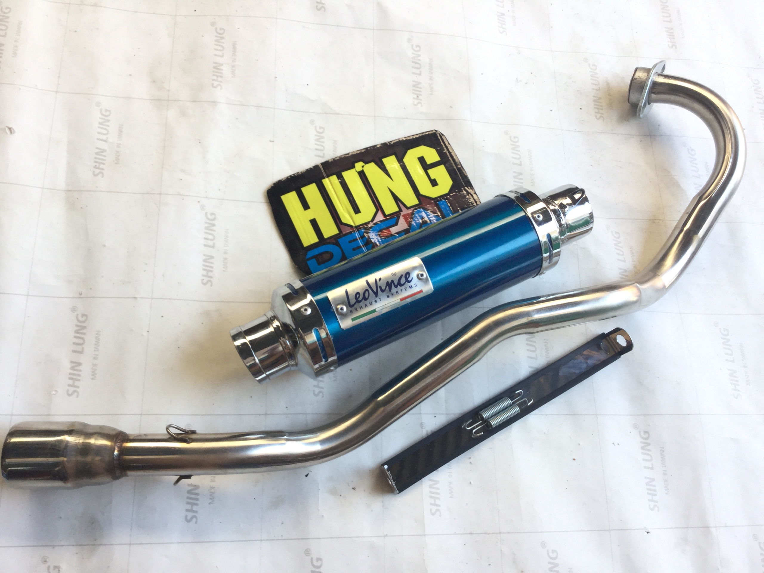 Pô Leovince XANH FULL Cổ WAVE, SIRIUS, Winer + Satria + Raider + Sonic - Exciter 135/150 , Sản Phẩm Chất Lượng, Gian Hàng Uy Tín, Giá Cả Cực Tốt, Mua Ngay.