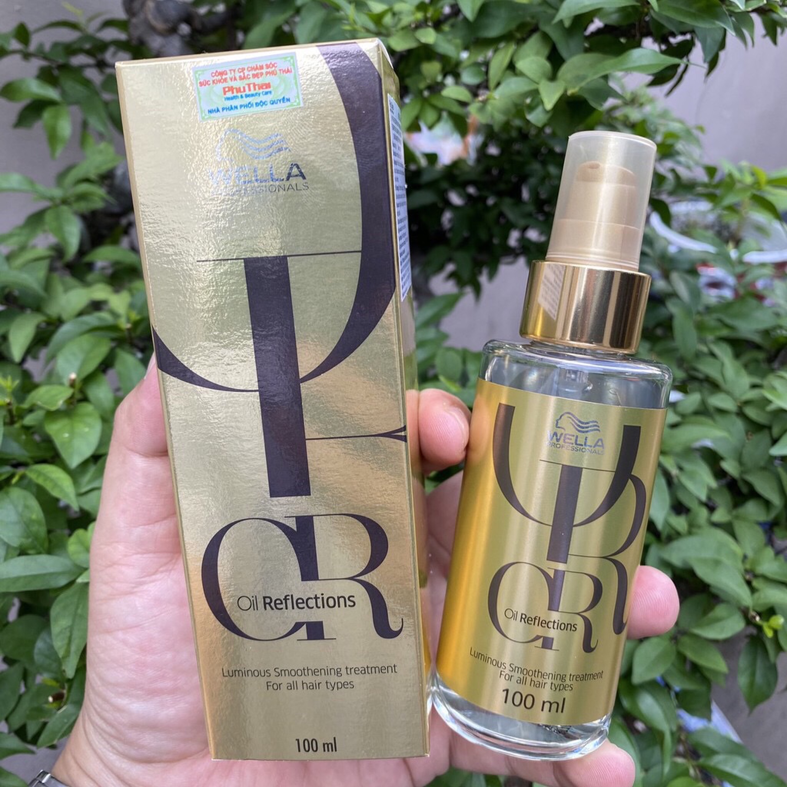 [HCM]Tinh dầu phục hồi tóc hư tổn Oil Reflections Wella 100ml (new)