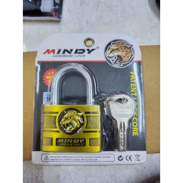 Ổ khoá zsolex 4 phân 6 phân màu vàng