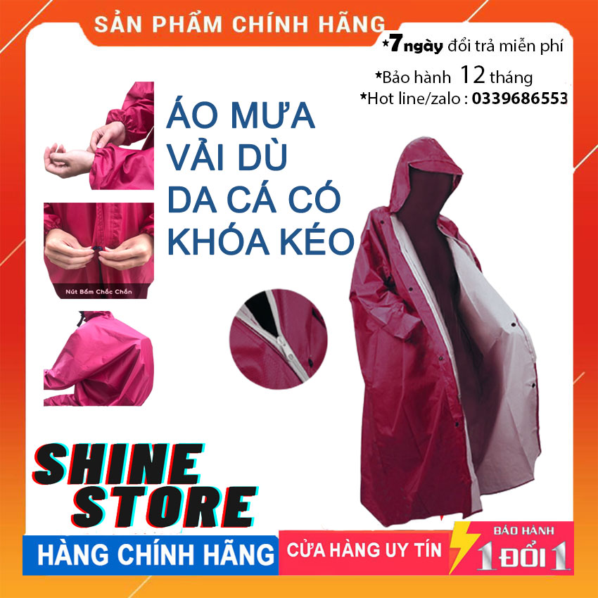 [HCM][ HÀNG CAO CẤP - GIÁ RẺ] Áo Mưa Măng Tô Vải Da Cá VẢI DÙ Siêu Nhẹ Cao Cấp Áo Mưa Dây Kéo 1 Người  ÁO MƯA ĐA NĂNG DỄ SỬ DỤNG  KÍN ĐÁO GIÚP BẠN KO BỊ ƯỚT KHI GẶP NHỮNG CƠN MƯA BẤT CHỢT