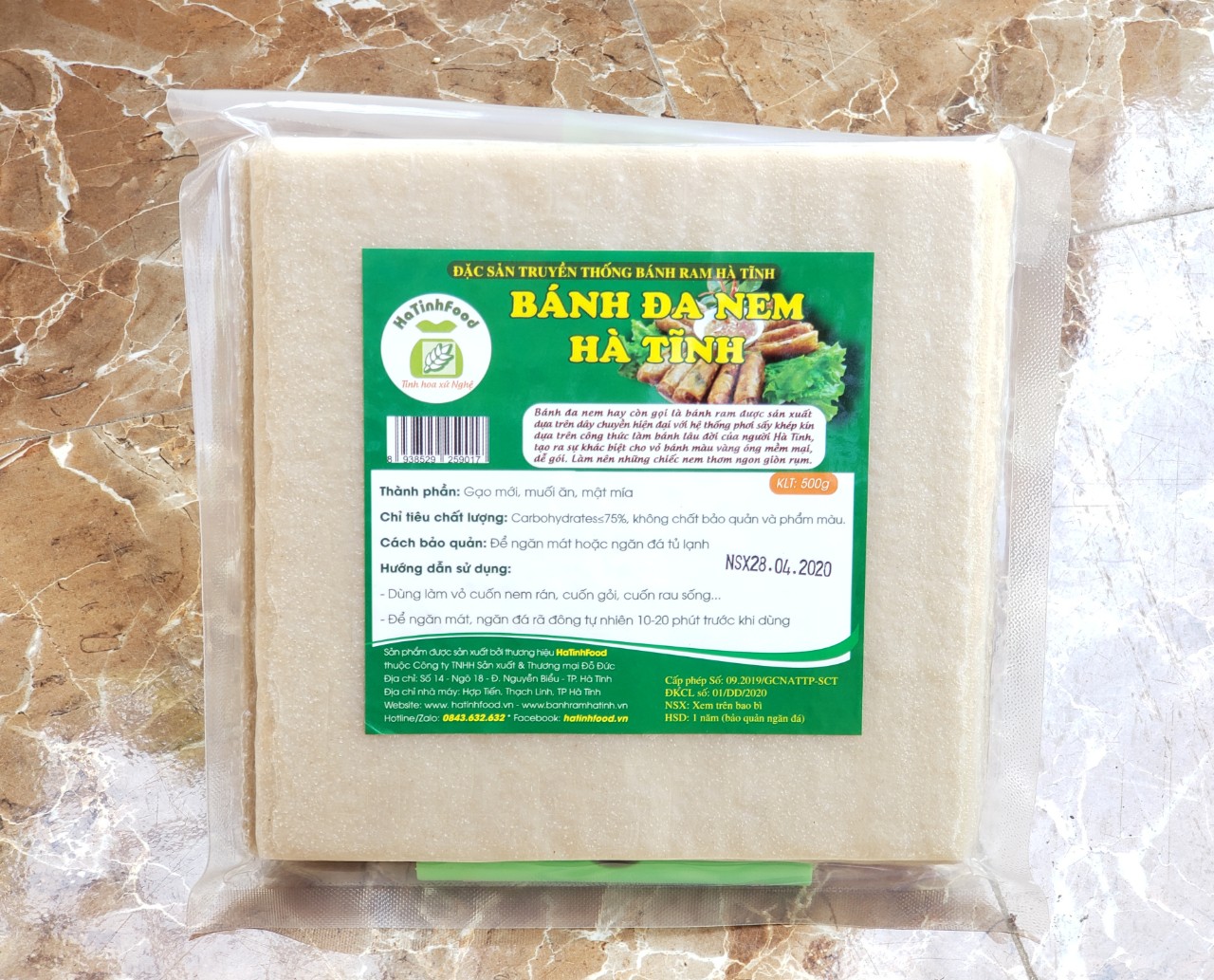 Bánh Đa Nem Hà Tĩnh Hatinhfood - Bánh Ram loại 100 lá