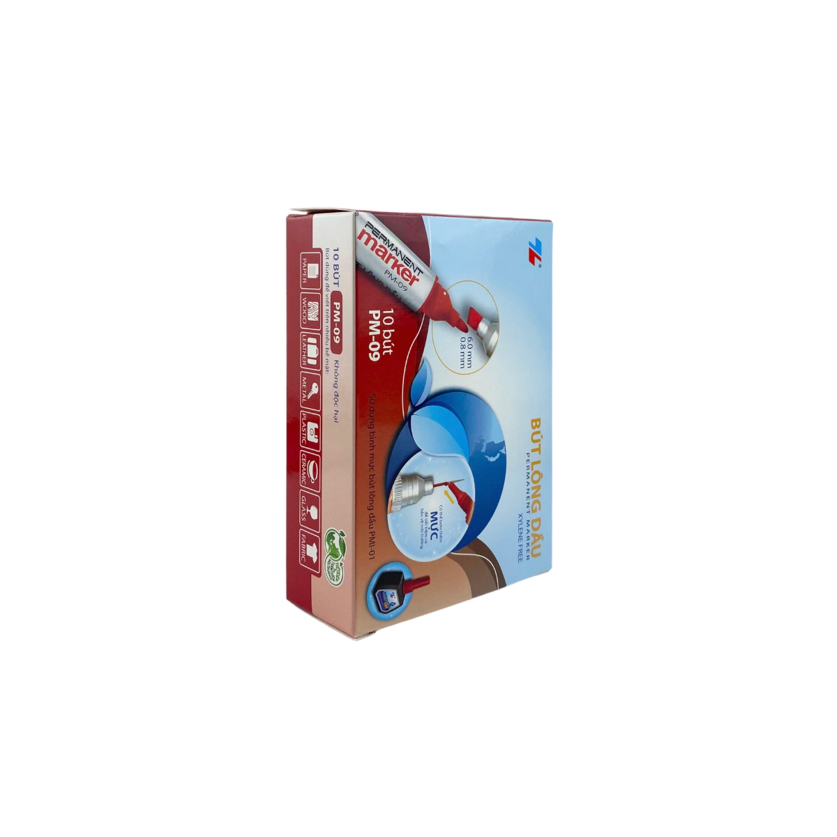 Bút Lông Dầu Thiên Long PM-09 (Hộp 10 Cây)