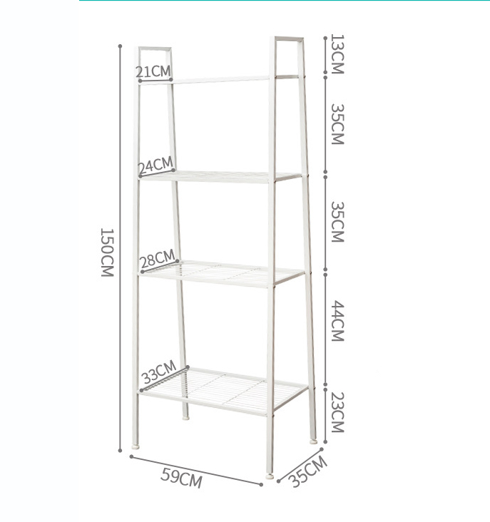 Kệ sắt đa năng 4 tầng  phong cách IKEA (K4T01)