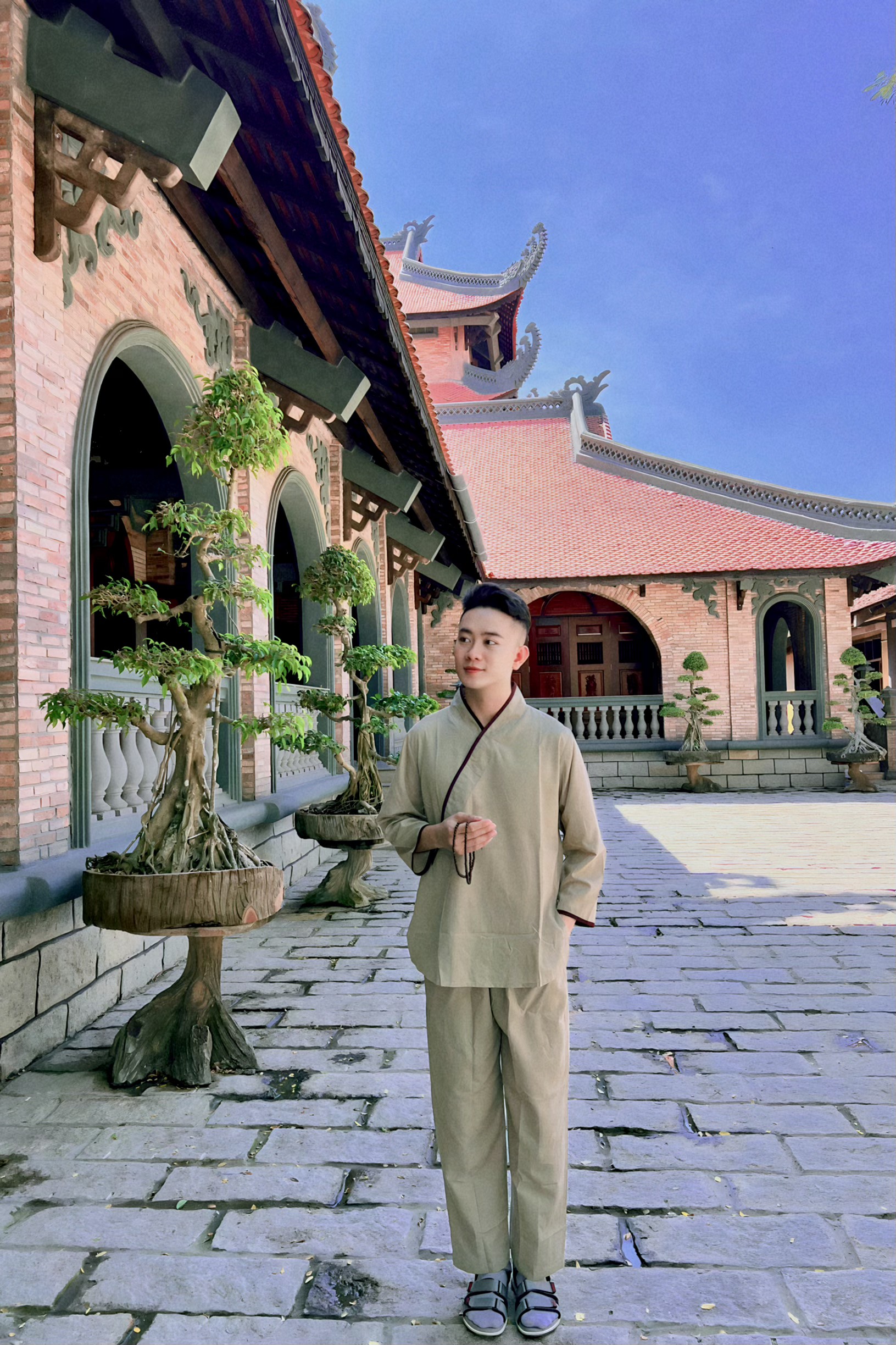 Đồ Lam Đi Chùa Nam Mẫu Nhật Nam Kate