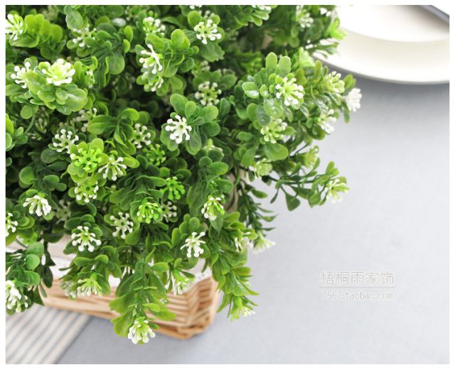 Hoa giả/Chùm cỏ ngâu 7 nhánh trang trí