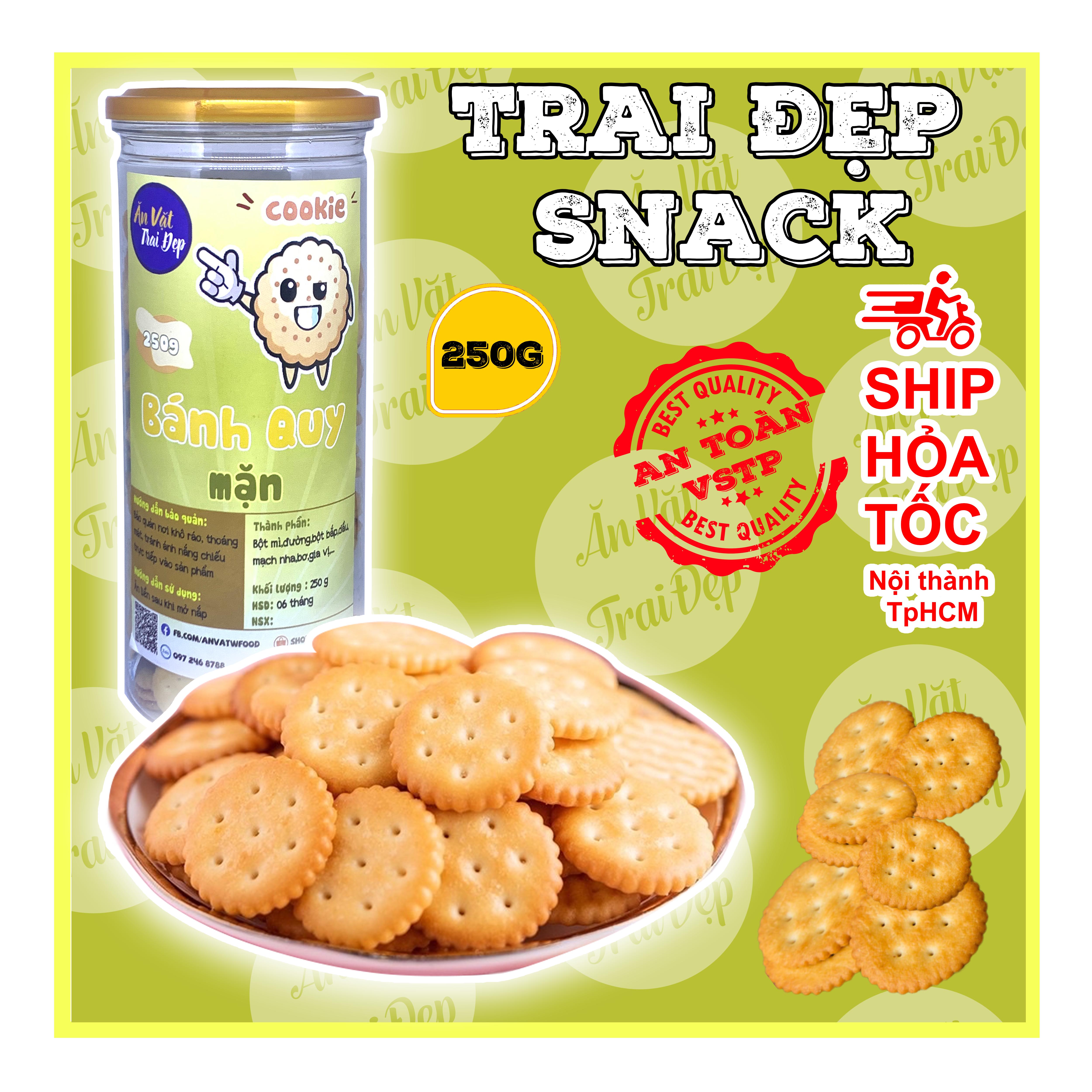 Bánh Quy Mặn Trai Đẹp 250G